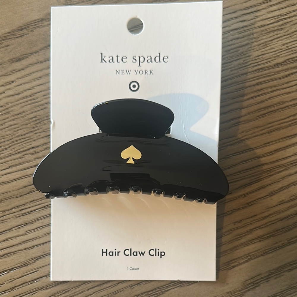 Kate Spade Black Hair Claw Clip